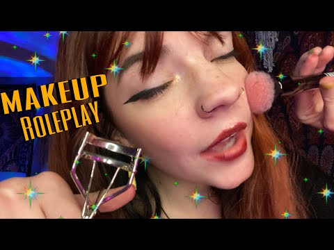ASMR Bestie Does Your Makeup to Cheer You Up | RolePlay