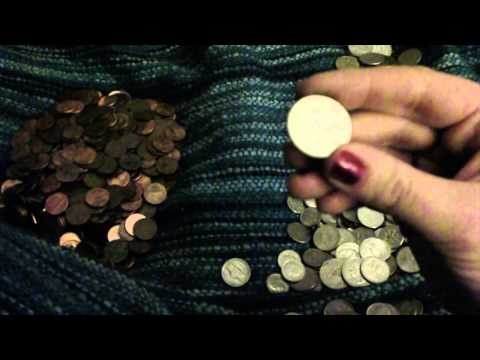 ASMR coin counting/whisper/writing (HD)