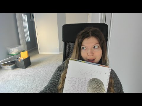 ASMR - READING MY DIARY ENTRIES FROM COLLEGE!