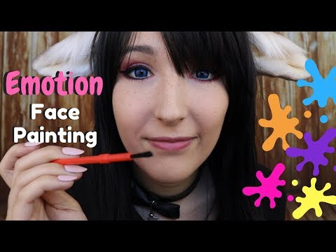 ASMR - FACE PAINTING ~ Emotion-Boosting Face Paint to Relax Your Soul ~