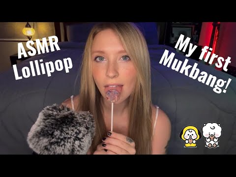 ASMR | Mukbang! Lollipop 🍭+ tongue flutters 😌