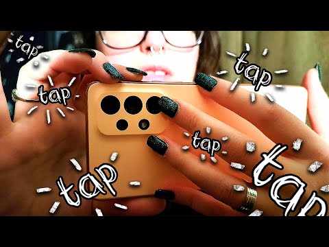 ASMR | Camera Tapping and Whispers [echo & delay in second half] 🌌