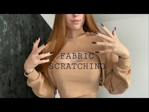 ASMR | FABRIC SCRATCHING - FAST and SLOW💤