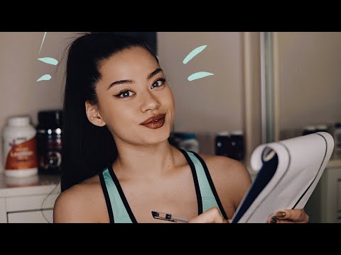[ASMR] Fitness Consultation| Roleplay | Nutritions| Measuring You| Personal Attention| Soft Spoken '