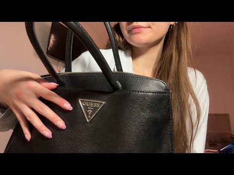 ASMR | Tapping & Scratching on Leather Bags | textured sounds