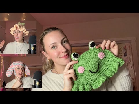 ASMR showing you weird things I’ve crocheted🧶🧡
