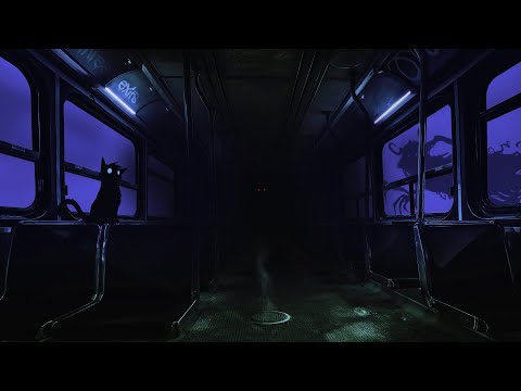 You're on a Spooky Subway but with a Kitty Friend so It's Okay | ASMR Ambience