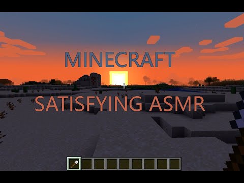 ASMR Satisfying MINECRAFT - SOFT SPOKEN - Gameplay SATISFACTORIO