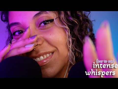 *SENSITIVE WHISPERS* Ear to Ear Whispers & Mouth Sounds ~ ASMR