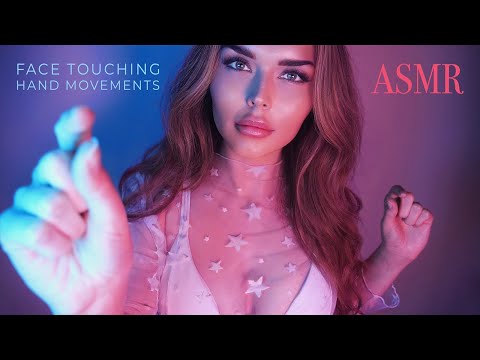 ASMR | Face Touching + Hypnotic Hand Movements (SO TINGLY) 💗