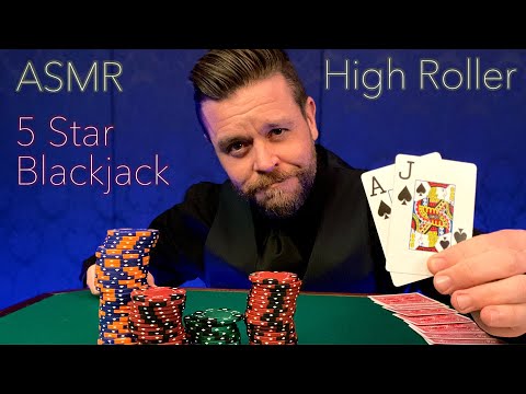 ASMR | High Roller Blackjack (5 Star Experience)