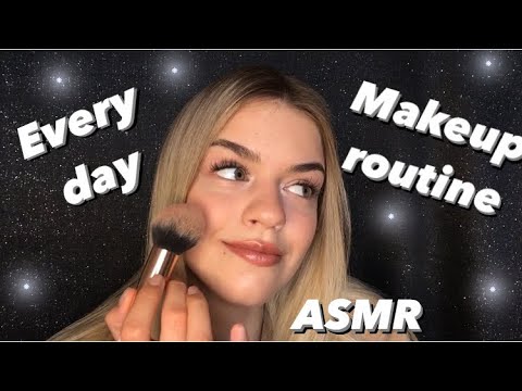 ASMR My everyday makeup 💄 АСМР МОЙ ПОВСЕДНЕВНЫЙ МАКИЯЖ