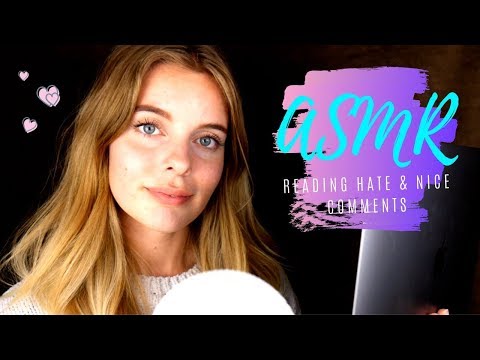 Tingly [ASMR] Reading Hate & Nice Comments