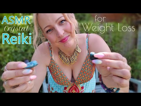 ASMR REIKI for Weight Loss & Body Balancing with Crystals & Alpha Waves Meditation, Affirmations