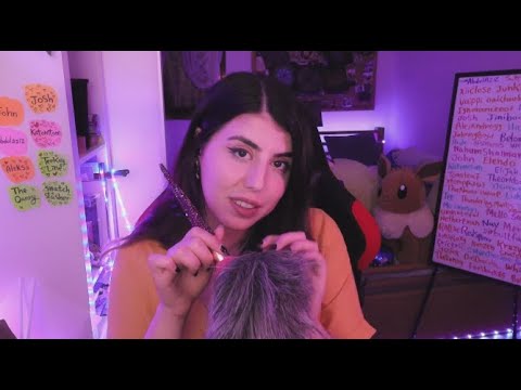 ASMR Brain Massage With Fluffy Mic Scratching And Inaudible Whispering