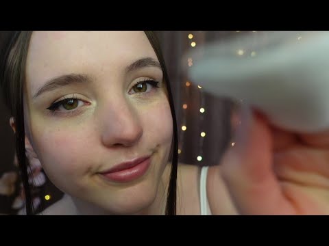 [ASMR] Tapping and Brushing your face and it makes a sound