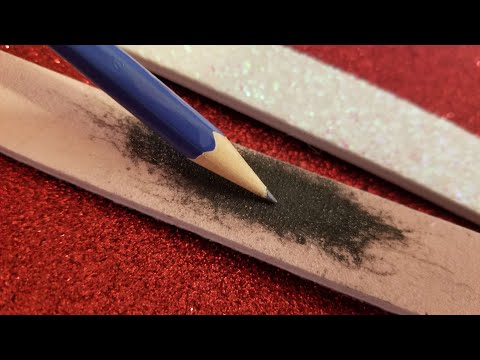 ASMR Pencil Scratching Nail File