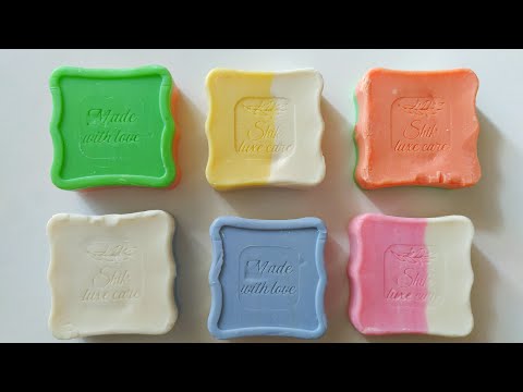 Dry Soap carving ASMR/New collection/Semi dry/relaxing sounds/ Satisfaction ASMR video/Cutting soap