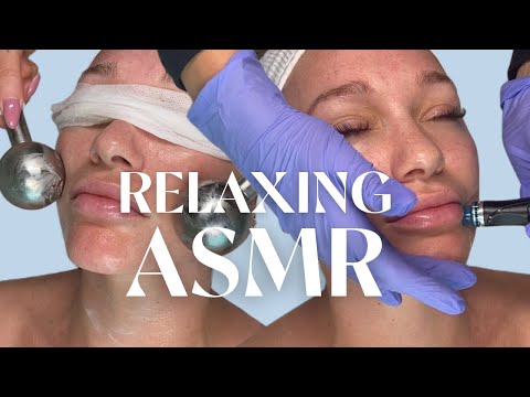 RELAXING ASMR! Extractions, Dermaplaining, Shoulder Massage & MORE +
