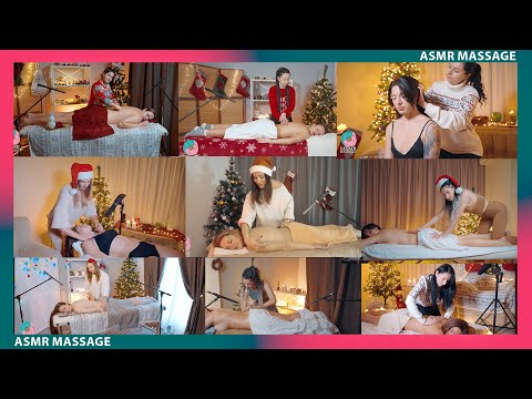 4.5 Hours of Christmas ASMR Massage. This is a Must-See🫠