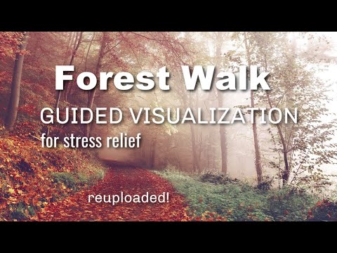 FOREST WALK Guided Visualization for Stress Relief (reuploaded) *original recording from 2014!! 😝