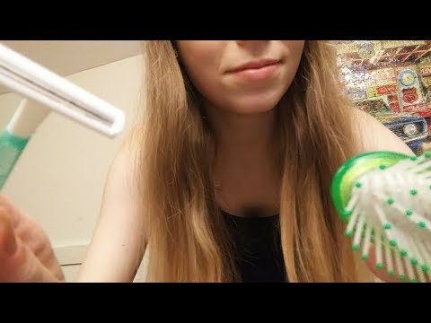 ASMR friendly facial hair grooming, shaving, and styling roleplay