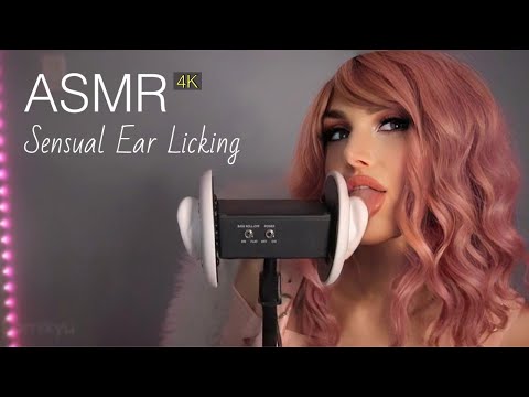 ASMR - Sensual Raw Ear Licking - Mouth Sounds