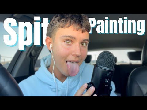 ASMR | A Lot of Spit Painting on You 🎨 (wet mouth sounds)