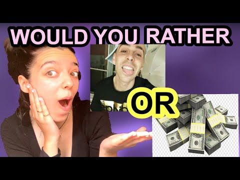 WOULD YOU RATHER ASMR CHALLENGE ( Date Imjaystation, or have a lot of money?!) | Megan Santos