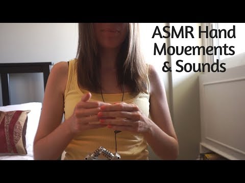 ASMR Hand Movements and Sounds [With Nail Tapping and Gentle Hand Clapping]