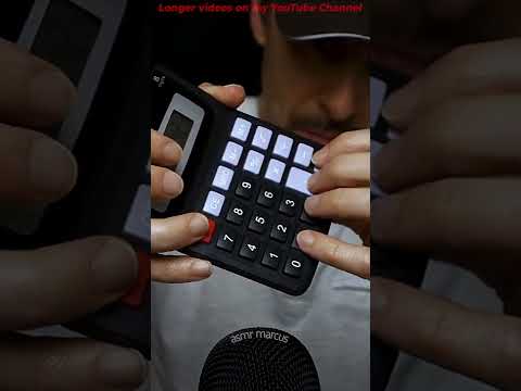 ASMR Pressing and tapping calculator buttons #short