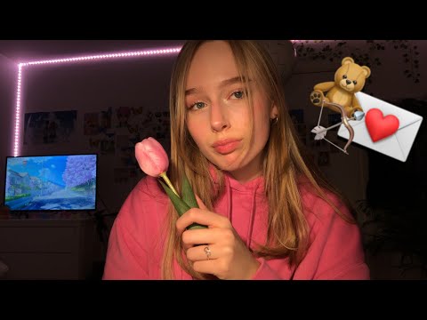 ASMR valentines day triggers | I love you in different languages, personal attention, squishy 💐