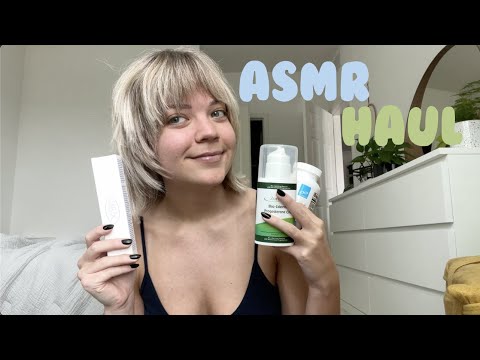 Relaxing Miscellaneous haul asmr ~ vitamins, face products, & more