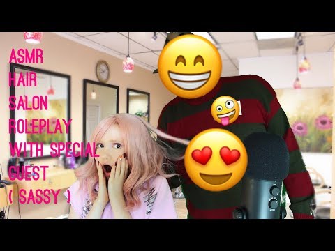 ASMR~ Halloween Hair Salon Roleplay With A Special Guest ( sassy ) 🎃 👻 💇‍♀️