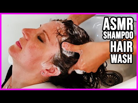 [ASMR] RELAXING SHAMPOO HAIR WASH and HEAD MASSAGE