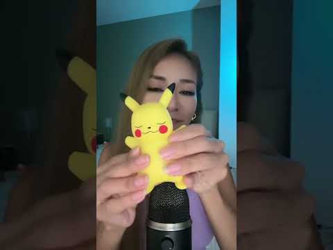ASMR con Pikachu #tappingasmr #asmr #sonidosrelajantes  #relax