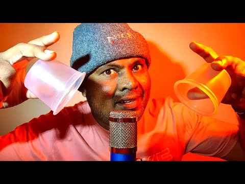 ASMR - Fast and Aggressive Tapping | "Cups edition"