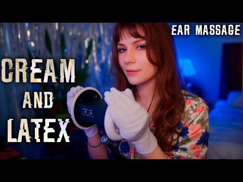 ASMR Ear Massage with Latex Gloves 💎 Crinkly Sounds & Delicate Touches