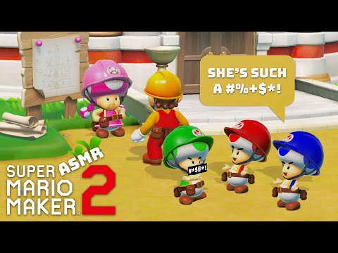 SO MUCH DRAMA | ASMR Super Mario Maker 2 | #5