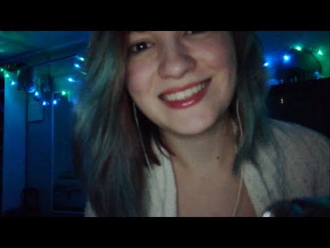 ASMR Cosy Whispered Night Chat about friendship with little show & tell