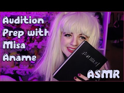 asmr audition prep 🎬 personal attention fast and aggressive roleplay ┃ Misa Aname Death Note cosplay