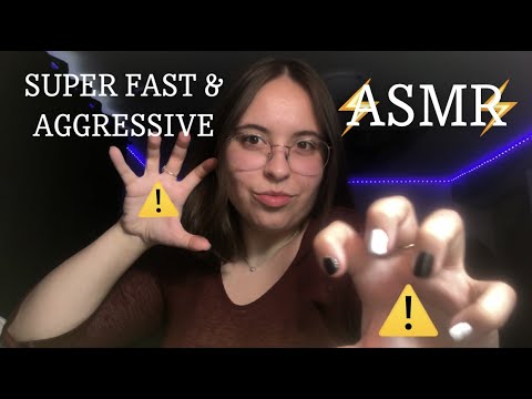 EXTREMELY FAST AND AGGRESSIVE ASMR & A SURPRISE FOR TINGLE IMMUNITY (no talking)