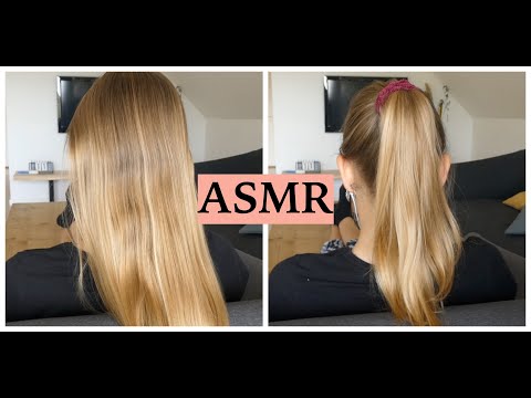 ASMR Sleep Inducing Hair Styling, Hair Brushing & Spraying Sounds (Hair Play, No Talking)