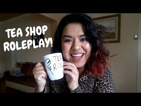 ASMR Whispered Tea Shop Roleplay - CRINKLES & TAPPING