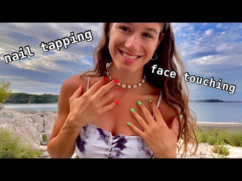 Propless ASMR By The Sea 🌊 Collarbone Triggers, Teeth Tapping, Whispering