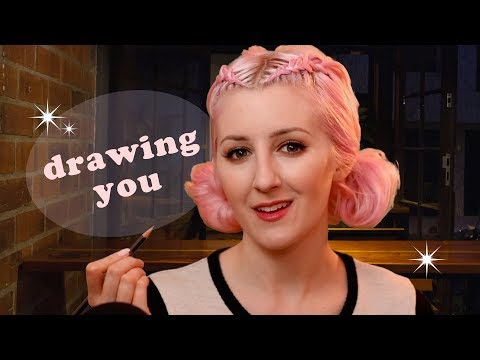 Drawing Your Portrait (ASMR RP sketching/colouring + soft spoken)