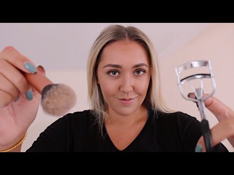 ASMR Doing Your Makeup 💗 (Layered Sounds/Hand Movements/Personal Attention) Roleplay