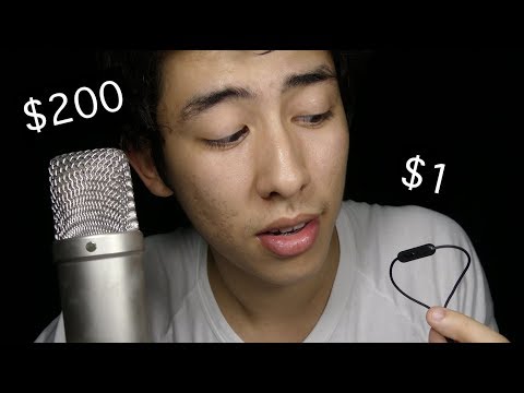 $1 Microphone VS $200 Microphone ASMR