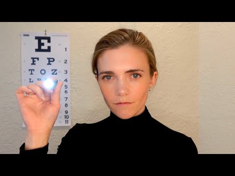 ASMR Testing Your Vision 🔍 | Soft Spoken | Personal Attention | Tapping | Tracing | Eye Exam
