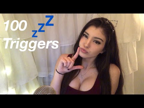 ASMR | 100 TRIGGERS in 10 MINUTES